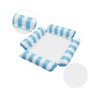 Unique Bargains Stripe Pool Hammock Lounger 1 Set - 3 of 4