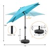Ainfox 9ft Patio Umbrella With Umbrella Base - 2 of 4
