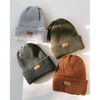 Women's UNISEX DOUBLE KNIT WINTER CAP - Little Birdie Design Studio - 2 of 2