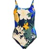 Lands' End Women's Chlorine Resistant Scoop Neck High Leg Tugless Tank Thin Strap One Piece Swimsuit Adjustable - 3 of 3