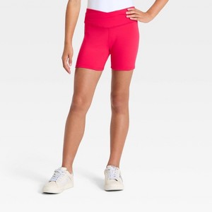 Shorts Ciclista Deportivos con Cintura Cruzada para Niña - All In Motion™