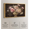 Art Remedy Vintage Vase and Classical Flowers Classical vintage floral vase wall art Framed - 3 of 4