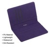 Unique Bargains PU Leather Travel Document Organizer Card Wallet with Elastic Strap 5.8"x3.9" - 3 of 3