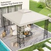 Outsunny Gazebo Replacement Canopy, 2-Tier Top Cover for 9.84' x 9.84' Outdoor Gazebo Models (TOP ONLY) - 3 of 4
