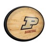 College Basketball Hardwood Design Oval Slimline Lighted Wall Sign - 2 of 4