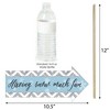 Big Dot of Happiness Funny Winter Wonderland - Snowflake Holiday Party and Winter Wedding Photo Booth Props Kit - 10 Piece - 2 of 4