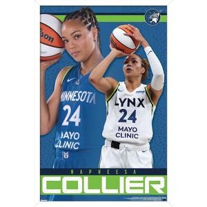 Trends International WNBA Minnesota Lynx - Napheesa Collier 25 Framed Wall Poster Prints - 1 of 4