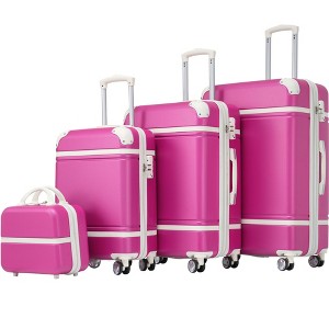 20"/24"/28" Hardshell Luggage, Lightweight Spinner Suitcase with TSA Lock, with/without Cosmetic Case 4M -ModernLuxe - 1 of 4