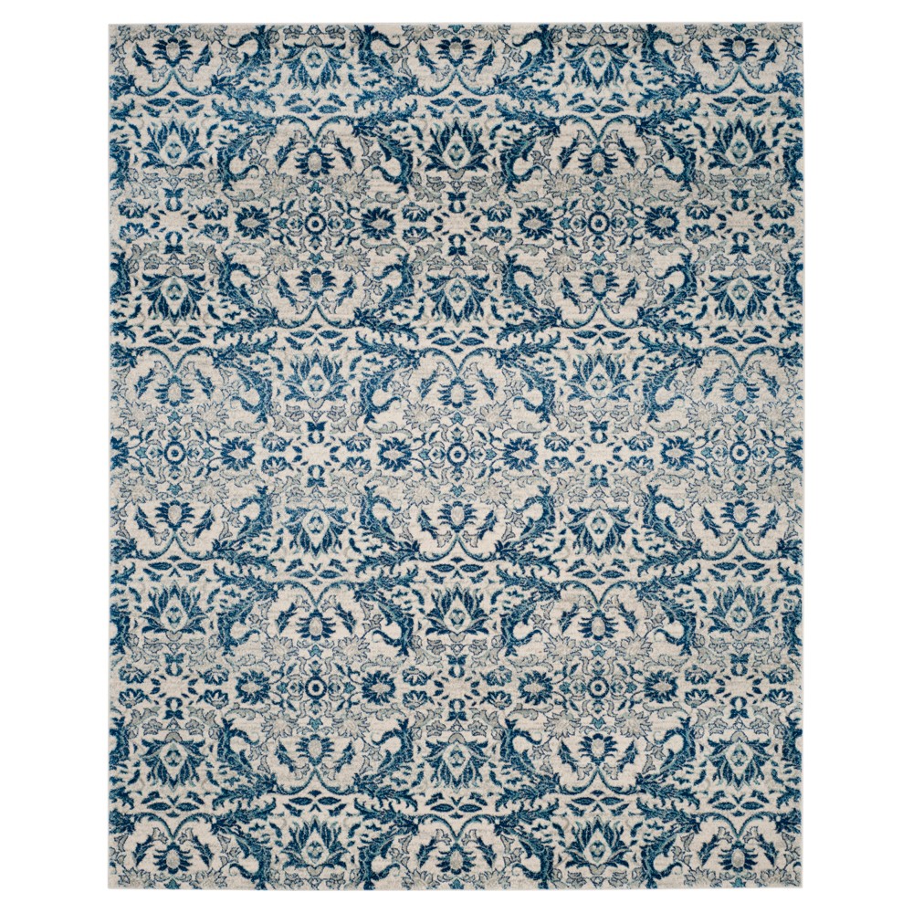 6'7inx9' Eros Evoke Rug Ivory/Blue - Safavieh