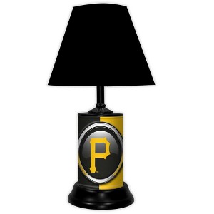 MLB 18-inch Desk/Table Lamp with Shade, with Team Logo, Pittsburgh Pirates - 1 of 1