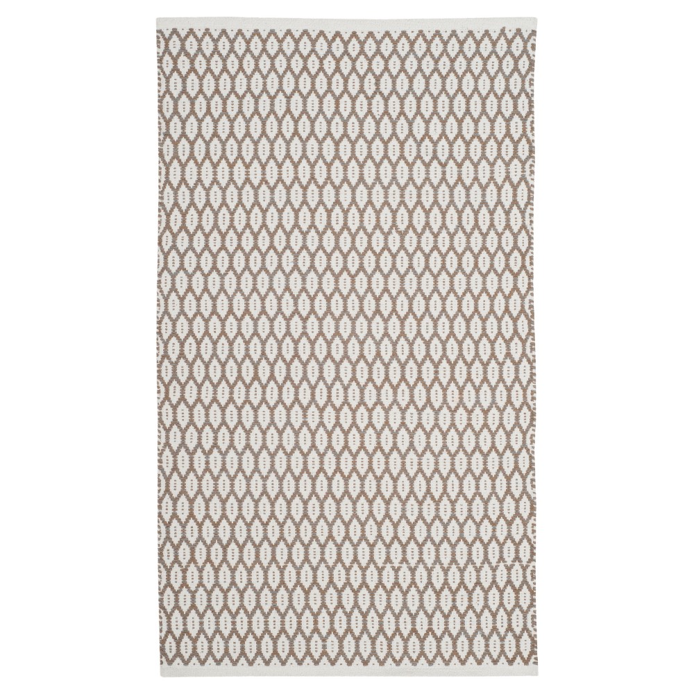 3'x5' Alena Woven Rug Beige/Ivory - Safavieh