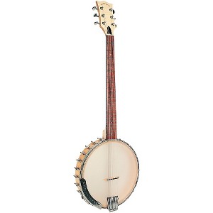 Gold Tone Left-Handed 6-String Banjo Guitar Gloss Natural - 1 of 2
