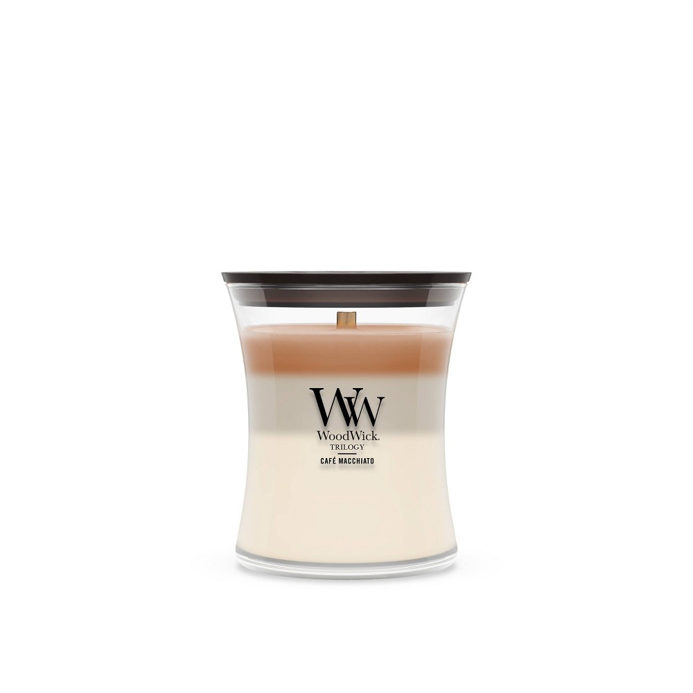 Photos - Other Decoration WoodWick Medium Hourglass Cafe Macchiato Jar Candle 9.7oz 