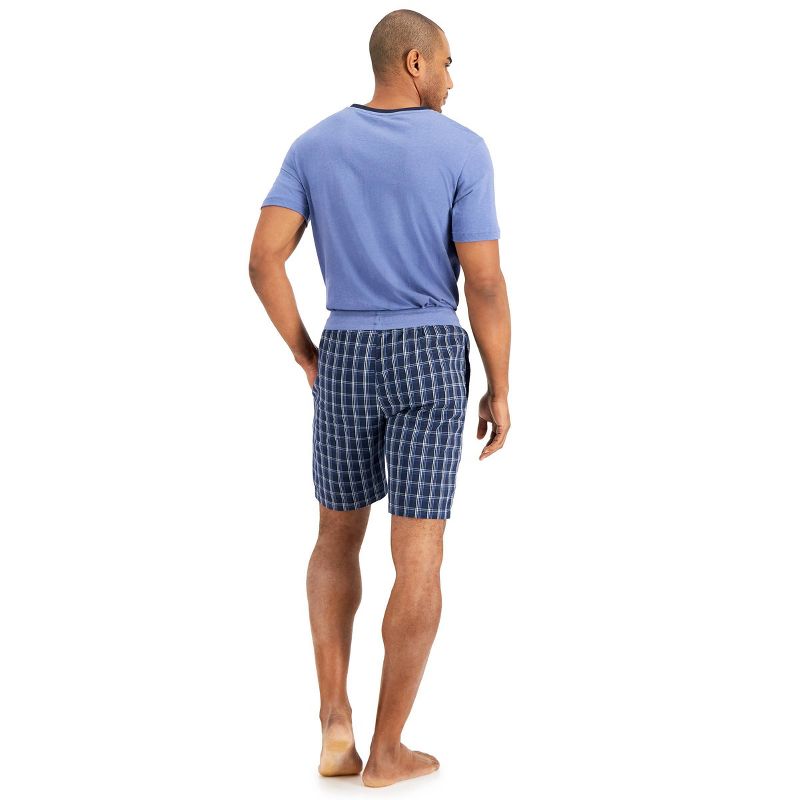 Hanes Premium Men&#39;s Shorts Pajama Set - Blue XXL, 4 of 7