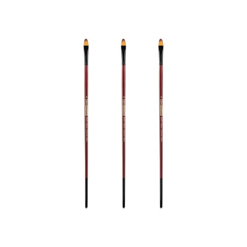Fine Tail Paint Brush Set Of 5 Brushes Size 0 For Mol Making Major Brushes A