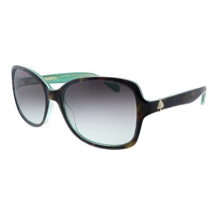 Kate Spade KS Ayleen/S VPU Womens Rectangle Sunglasses Havana Green 56mm - 1 of 3