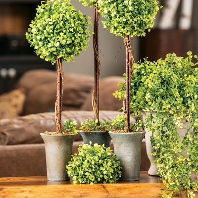 Green Artificial Maiden Hair Fern Orb Arrangement