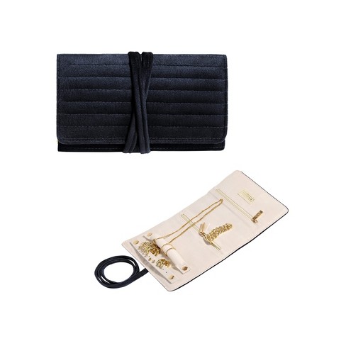 Benevolence La Jewelry Velvet Travel Organizer, Jewelry Roll - Ebony :  Target