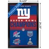 Trends International NFL New York Giants - Champions 23 Framed Wall Poster Prints - 3 of 4