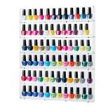 Nail Polish Organizer Rack in Clear - Holds Up To 102 Bottles - Homeitusa