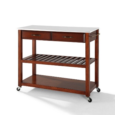 Granite Top Kitchen Prep Cart - Crosley