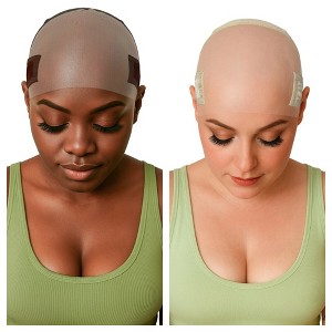 Labhairs 2PCS Lace-Max Wig Grip Cap - No-Slip, Glueless, HD Lace, Breathable & Reusable for Lace Wigs - 1 of 4