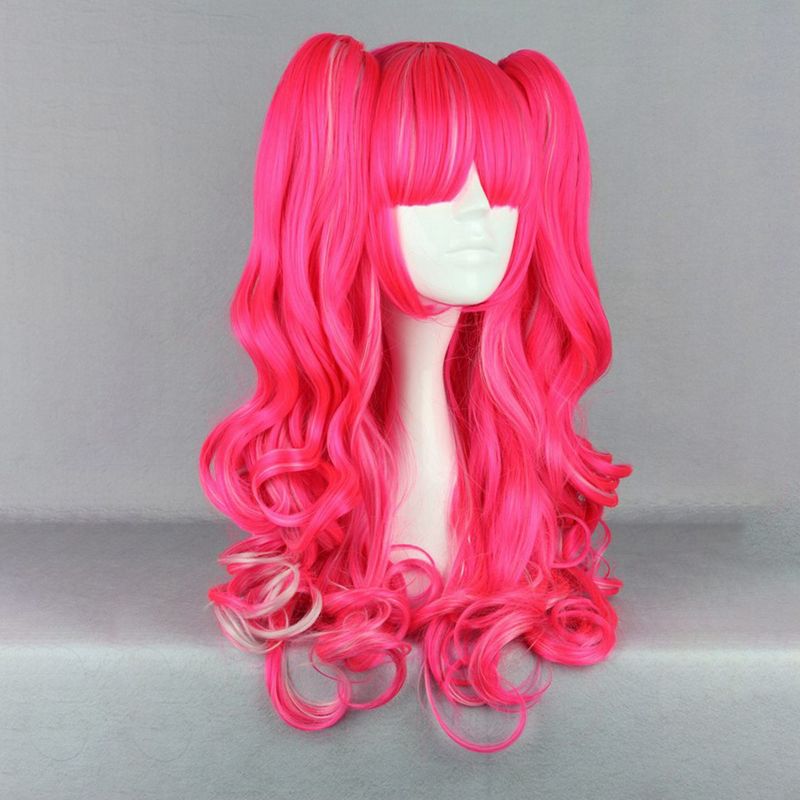 Unique Bargains Curly Wig Human Hair Wigs for Women with Wig Cap Long Hair, 3 of 7
