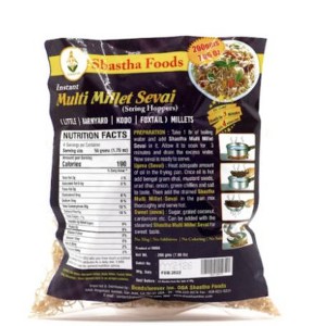 Instant Multi Millet Sevai 200 Gms , Pack of 6 - 1 of 2
