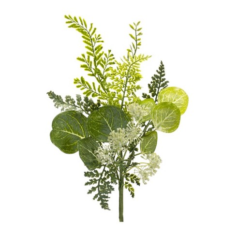 Melrose Fern Eucalyptus Foliage Spray (set Of 6) : Target