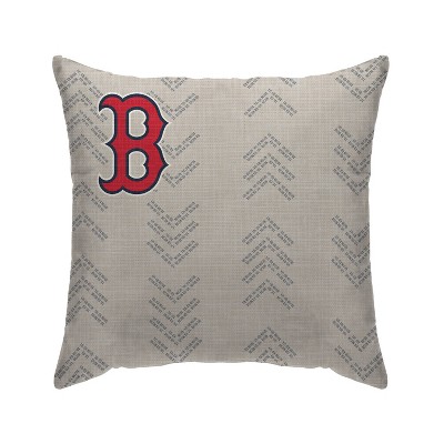 MLB Boston Red Sox Wordmark Decorative Throw Pillow