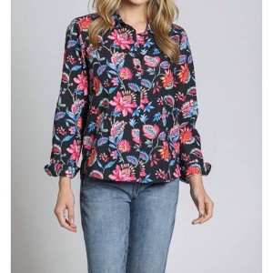 Women's Classic Button-up Shirt - APNY - 1 of 4