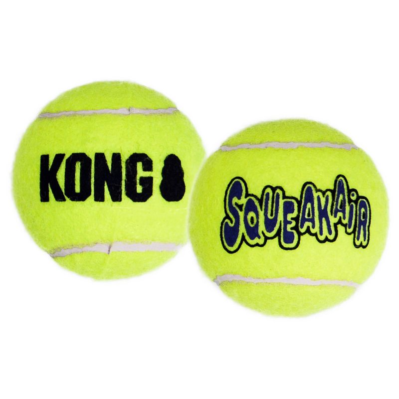 KONG SqueakAir Tennis Ball Dog Toy - Yellow, 3 of 11