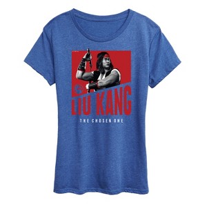 Women's - Mortal Kombat - Liu Kang The Chosen One Short Sleeve Graphic T-Shirt - 1 of 4