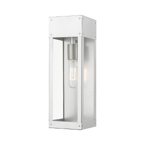 Livex Lighting Barrett 1 - Light Wall Light in  Painted Satin Nickel/Brushed Nickel - 1 of 1
