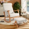 NicBex Glider Rocking Chair with Ottoman,Upholstered Nursery Rocking Chairs with High Backrest,Modern Rocking Chair,Nursing Chair for Bedroom - 2 of 4