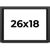 PosterPalooza | Shadow Box 1.5" Depth Black Picture Frame - UV Acrylic, Backing Board, Hanging Hardware - 2 of 4