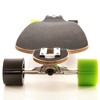 Punisher Skateboards Zombie Drop-Through Canadian Maple Longboard Skateboard with Concave Deck, Purple/Black - 3 of 4