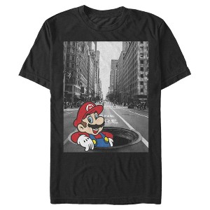 Men's Nintendo Mario Manhole T-Shirt - 1 of 4