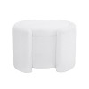 CAVINAS Luxury Boucle Storage Ottoman Bench,Lamb Wool Footstool with Hidden Storage,End of Bed Storage Bench for bedroom,Living Room - 2 of 4