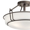Kichler Lighting Alkire 3 - Light Semi-Flush Mount in  Olde Bronze - 3 of 4