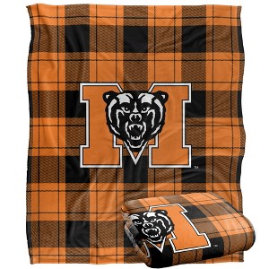 Mercer University Campus Plaid Spirit Silky Touch Super Soft Throw Blanket 50x60 - 1 of 4