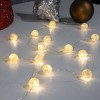 LumaBase Battery-Operated Mini String Light with Crackle Globes - Set of 2 - 2 of 4