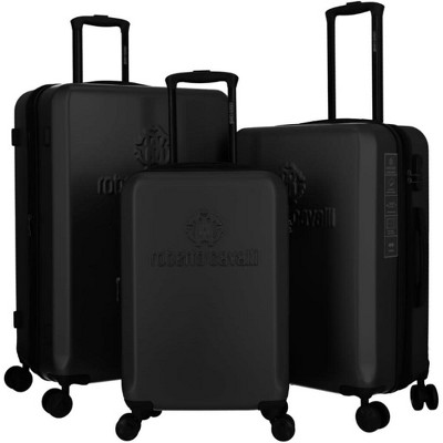 ROBERTO CAVALLI Luxury 3 Piece Luggage Set, Expandable Hard Shell Suitcases with 8 Spinner Wheels, TSA Lock Large Suitcase Set for Men and Woman