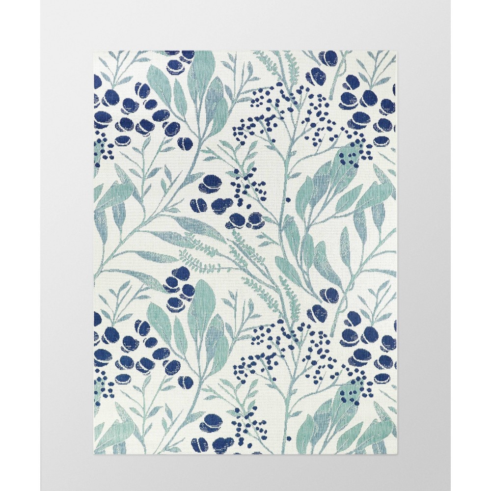  Branches Outdoor Rug Blue