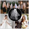 Unique Bargains Comb Wedding Veil White 1 Pc - 4 of 4