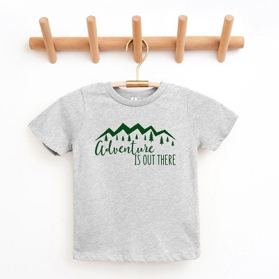 The Juniper Shop Adventure Is Out There Mountains Toddler Short Sleeve Tee
