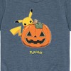 Boys' - Pokémon - Pikachu Halloween Jack O' Lantern Pumpkin Short Sleeve Graphic T-Shirt - 2 of 4