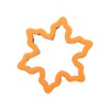 Unique Bargains Biscuit Cutter Medium Snowflake Cookie Cutter Hand Washable Stainless Steel Plastic 2.8"x3.2"1.6" 1Pcs - 4 of 4
