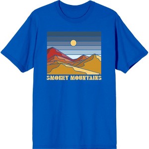 Adventure Society Smokey Mountains Men's Crew Neck Short Sleeve Tee - 1 of 2