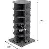 QingMoon Rotating Shoe Rack, 6-Tier Shoe Display Tower, Lazy Susan Shoe Organizer, Freestanding Vertical Storage for Living Room, Entryway - 3 of 4